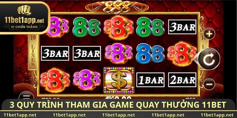 3 quy trình cơ bản tham gia game quay thưởng 11BET